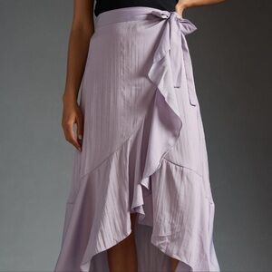 NWT Maeve lilac wrap skirt